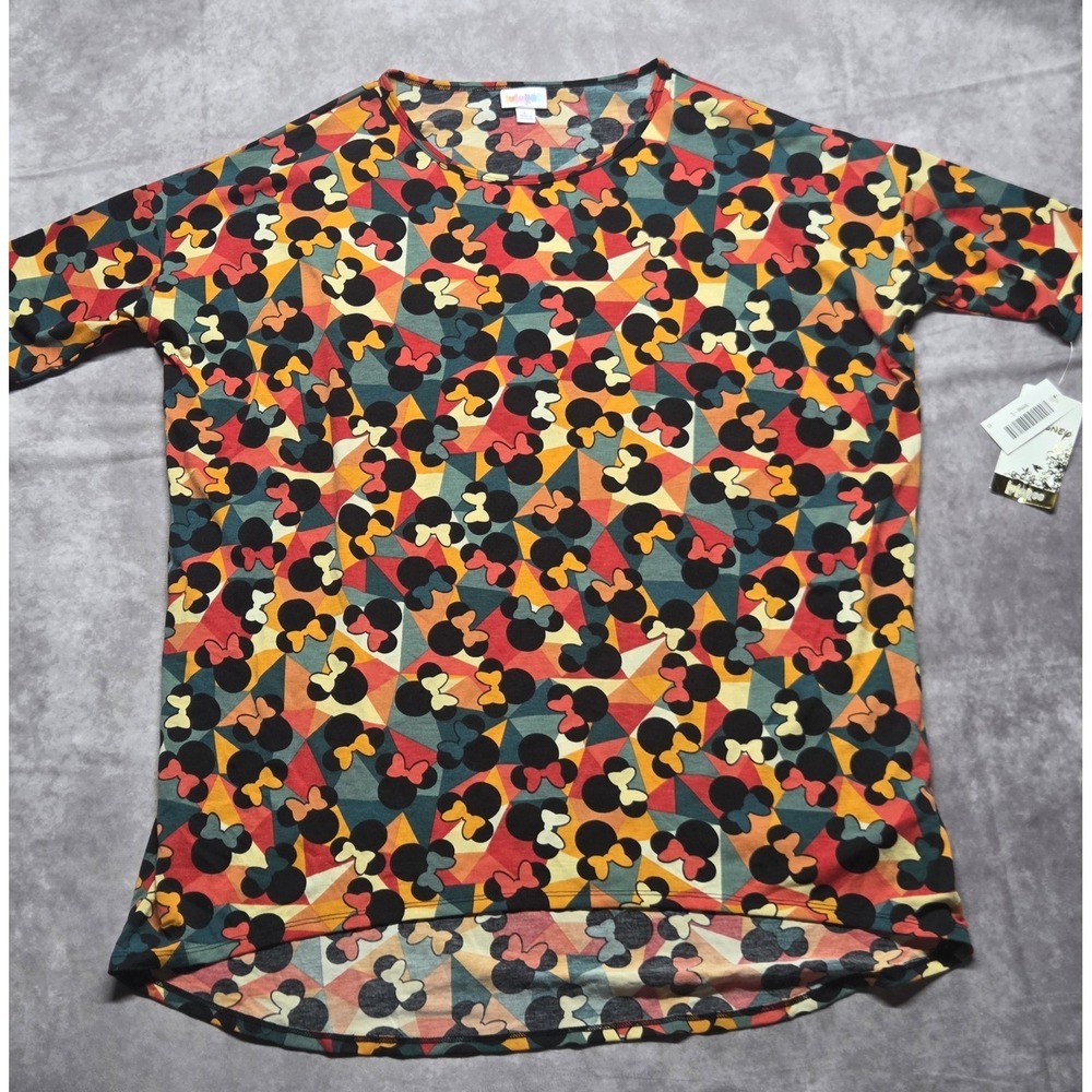 New With Tags Women's LuLaRoe Disney's Minnie Mouse Irma Size L Multicolor